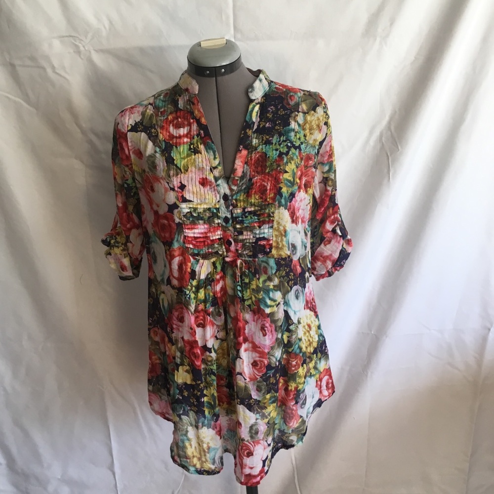 ModCloth Floral Tunic